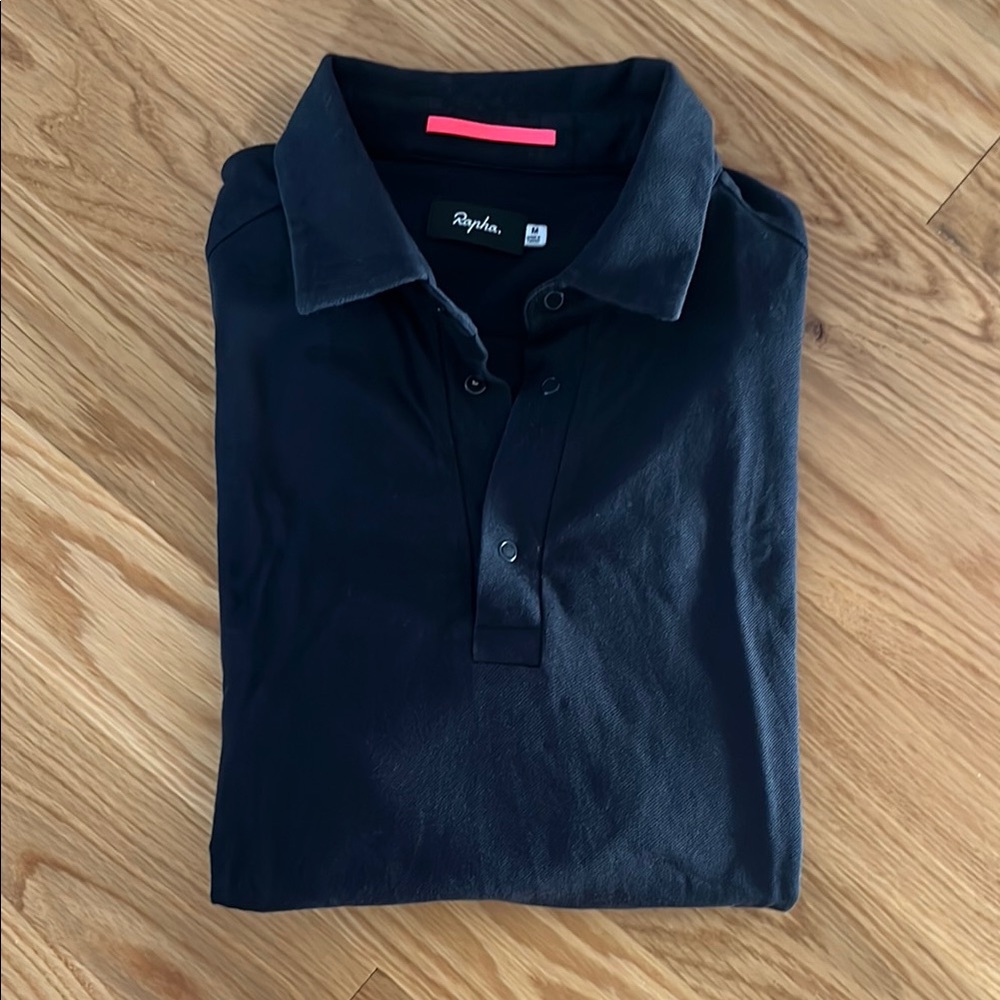 Rapha Men's Black Polo Shirt